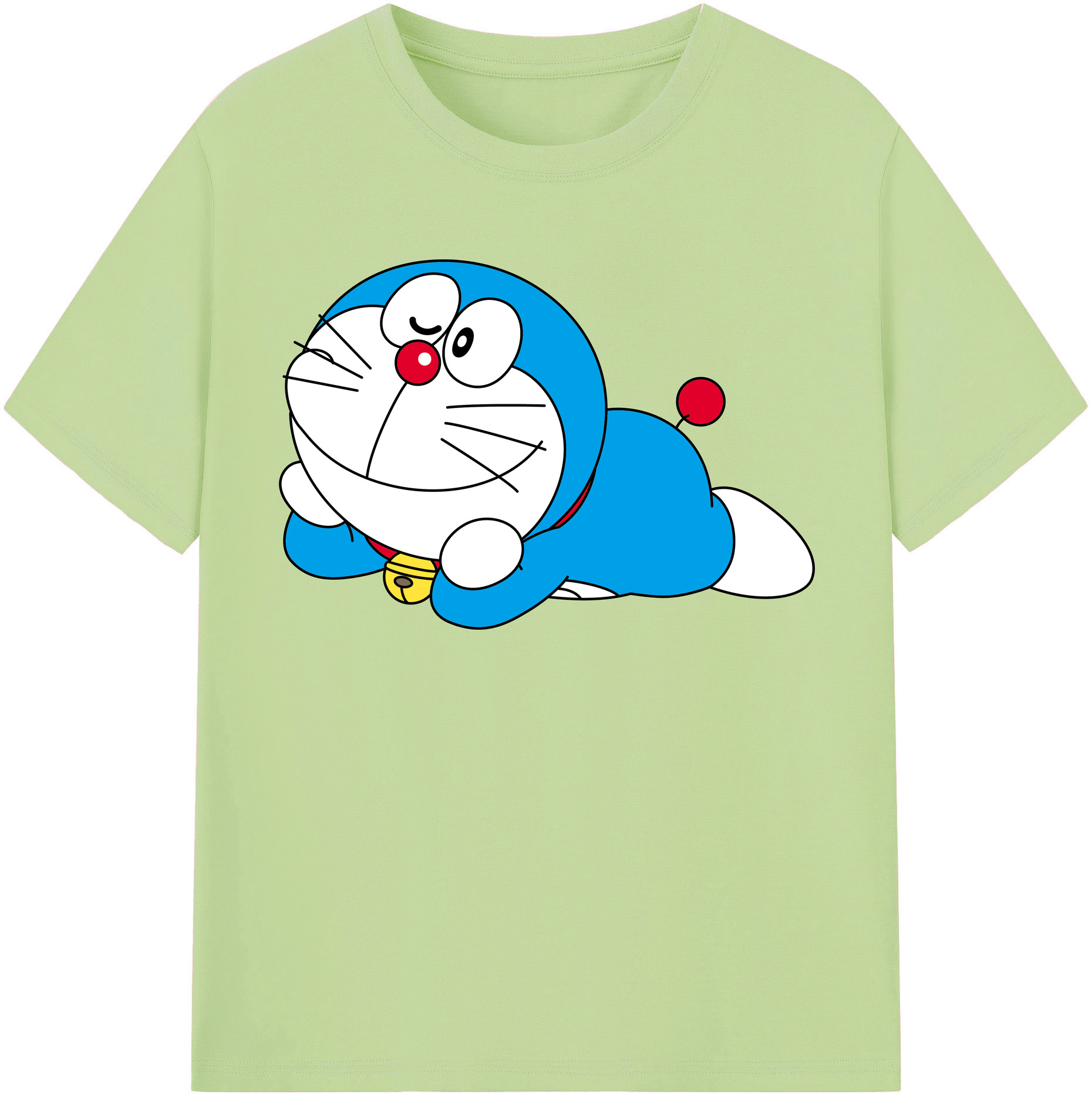 （画像用） ドラえもん Doraemon 綿100％半袖Tシャツ（フロントプリント）